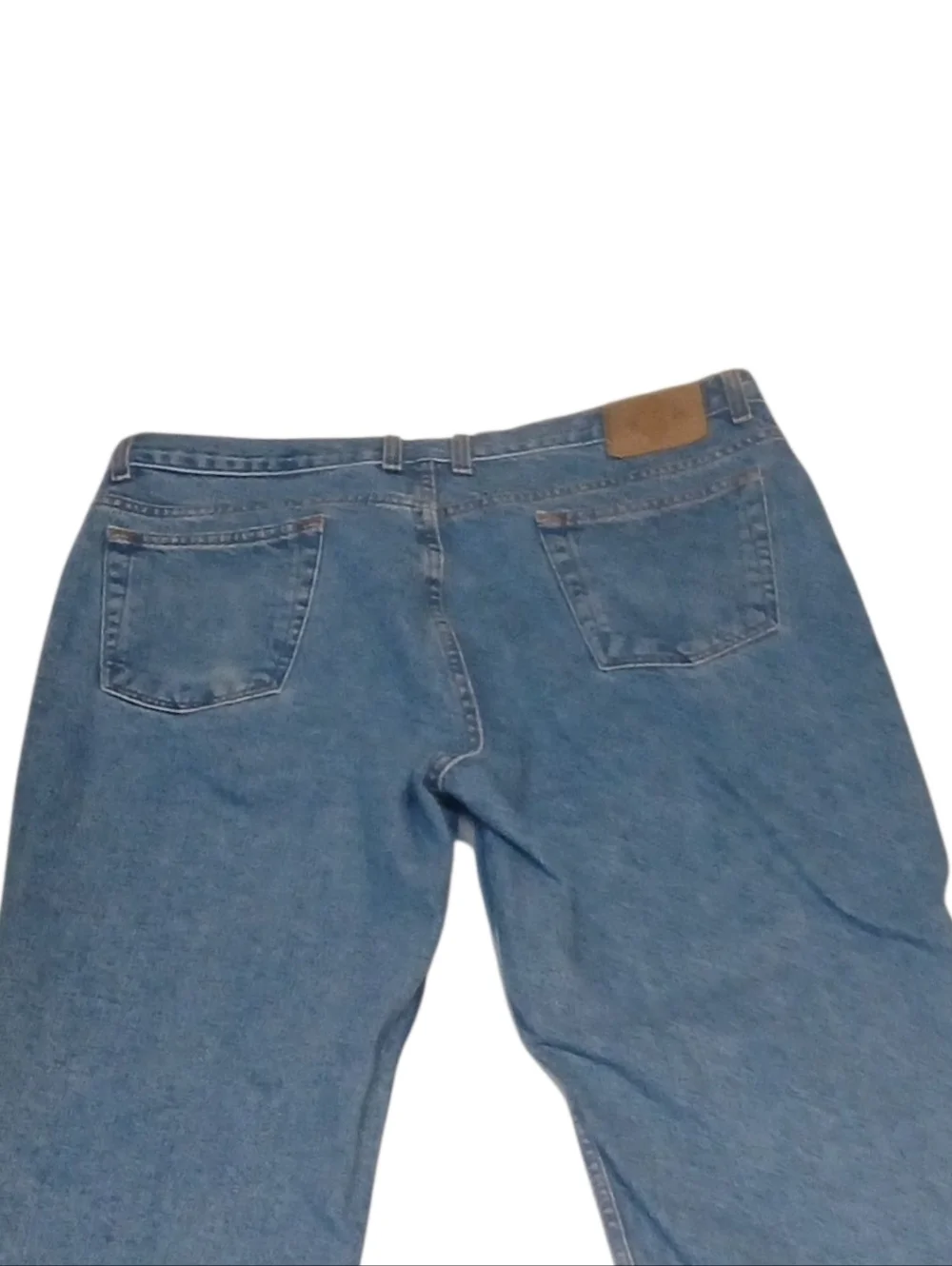 Members Mark -Vintage Men's Jeans Blue Denim Heavy Duty 5-Pocket 40 X 30 - Picture 7 of 10